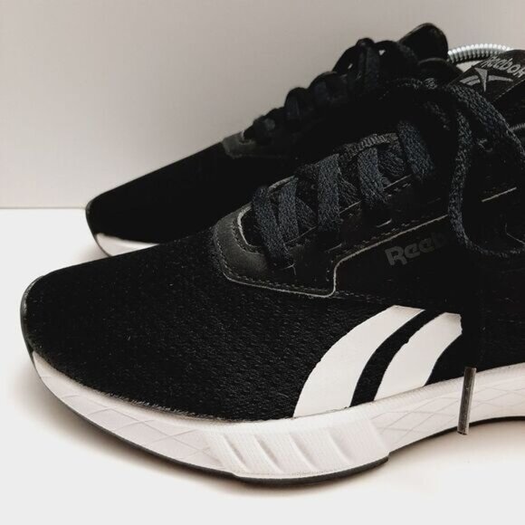 REEBOK / Athletic Running Shoes B&W Mesh Runners GW8702 Sz 8 - Picture 9 of 16